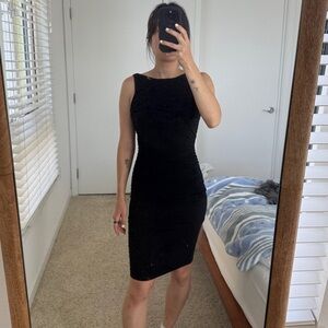 Forever 21 Black Midi Dress - Small